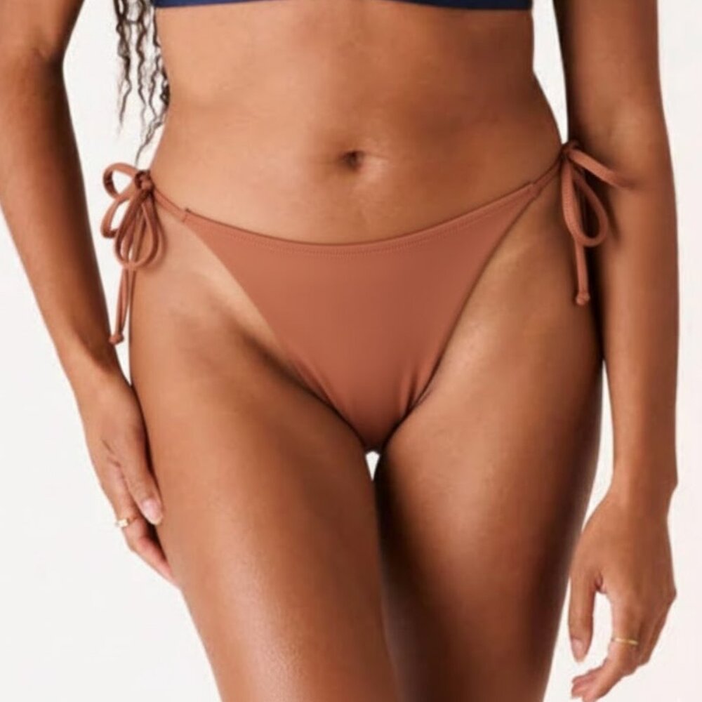 The Ruched Drawstring Bottom - Clay